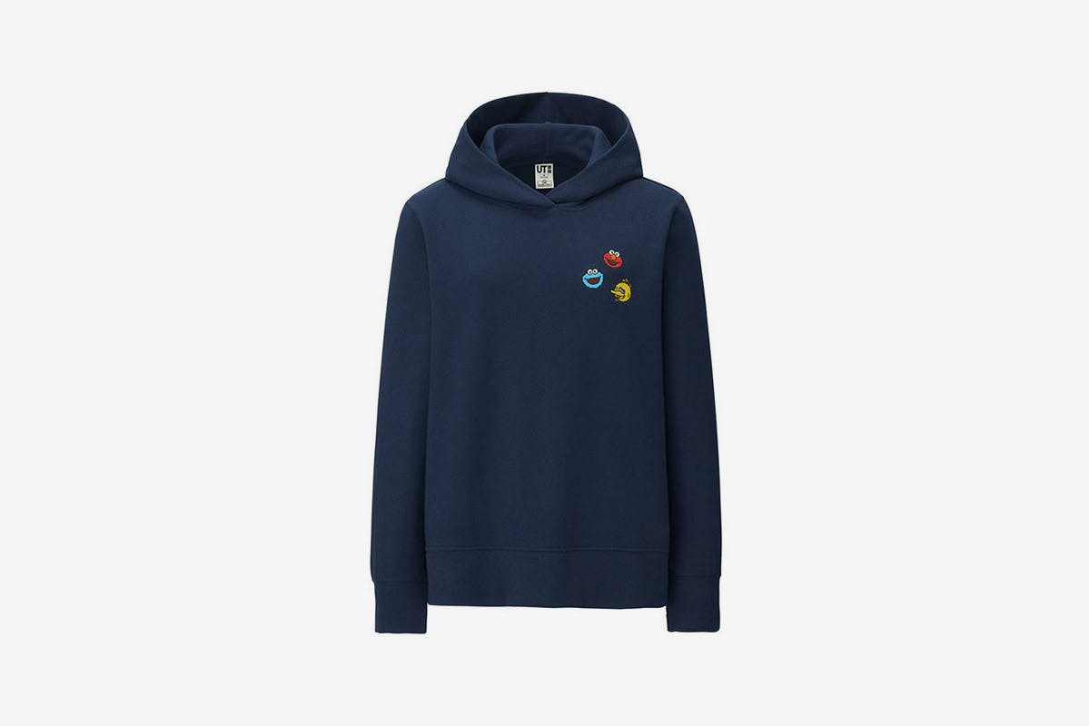 uniqlo x kaws x sesame street hoodie
